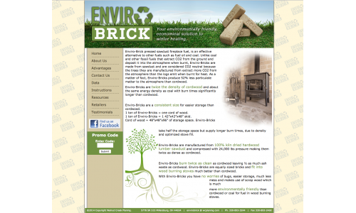 Home Page for envirobrick.net