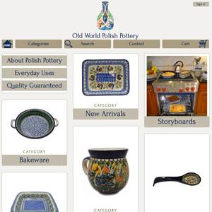 Old World Polish Pottery Website